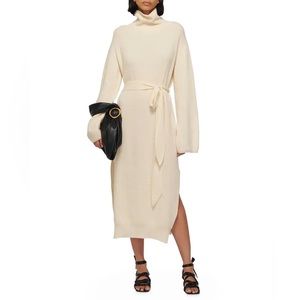 New! Nanushka Side Slit Midi Sweater Dress